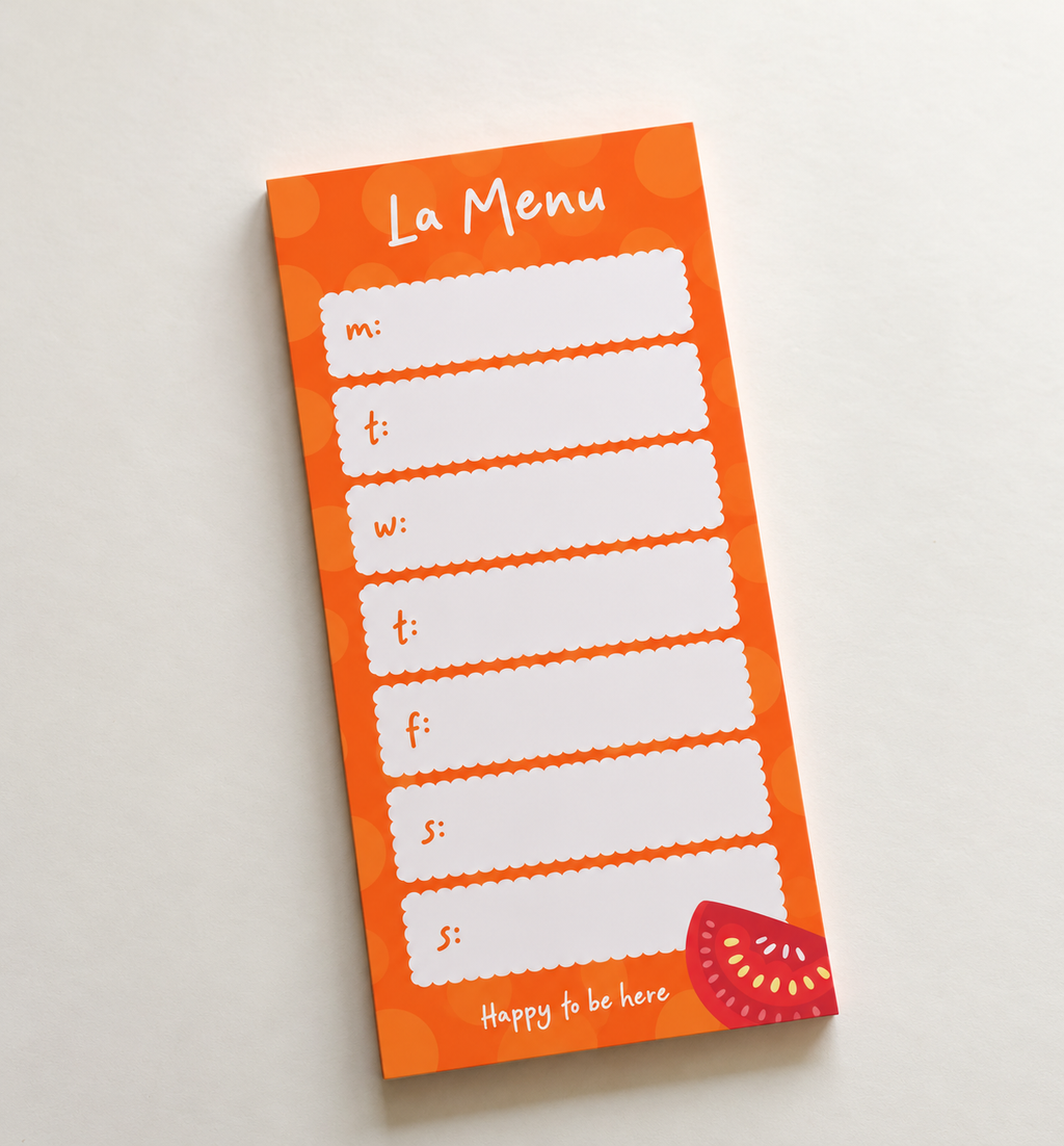 Meal Planner Orange