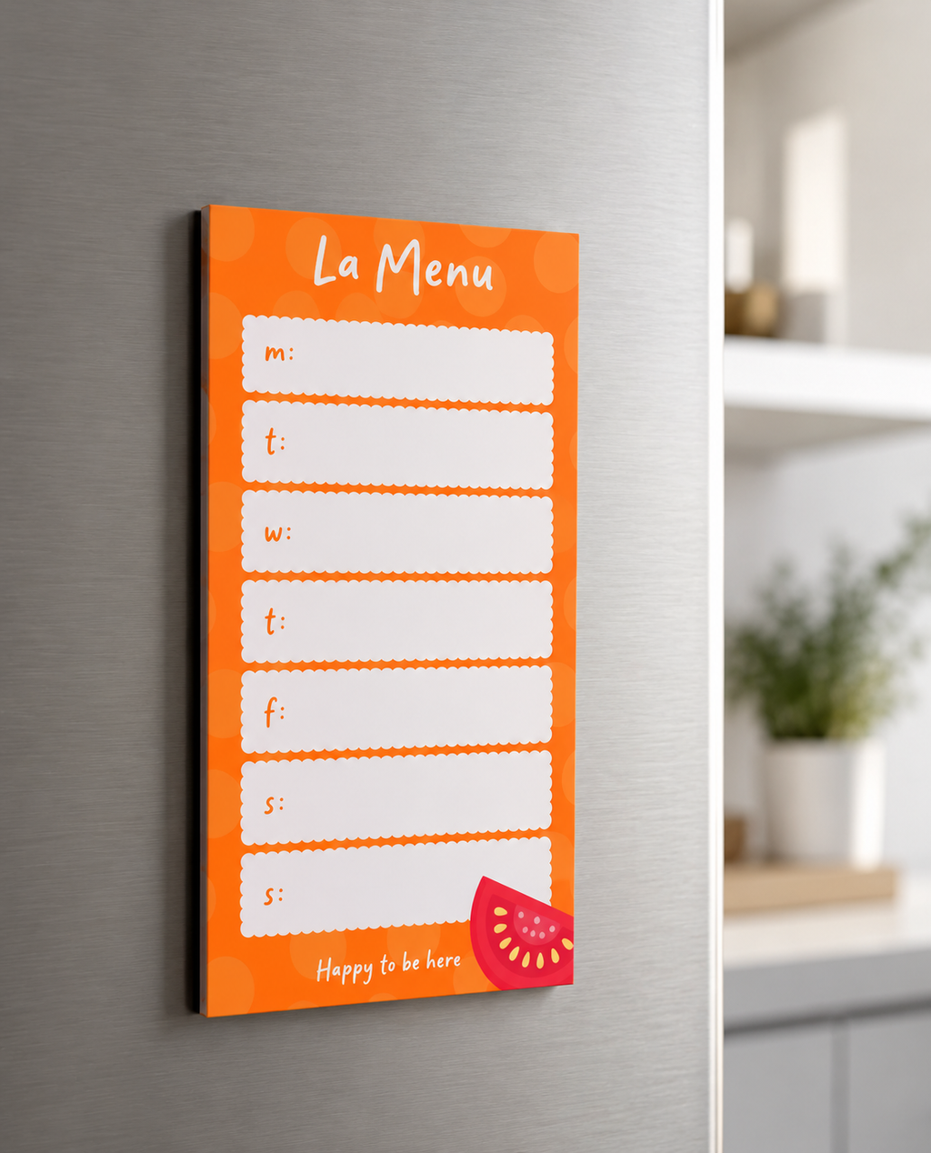 Meal Planner Orange