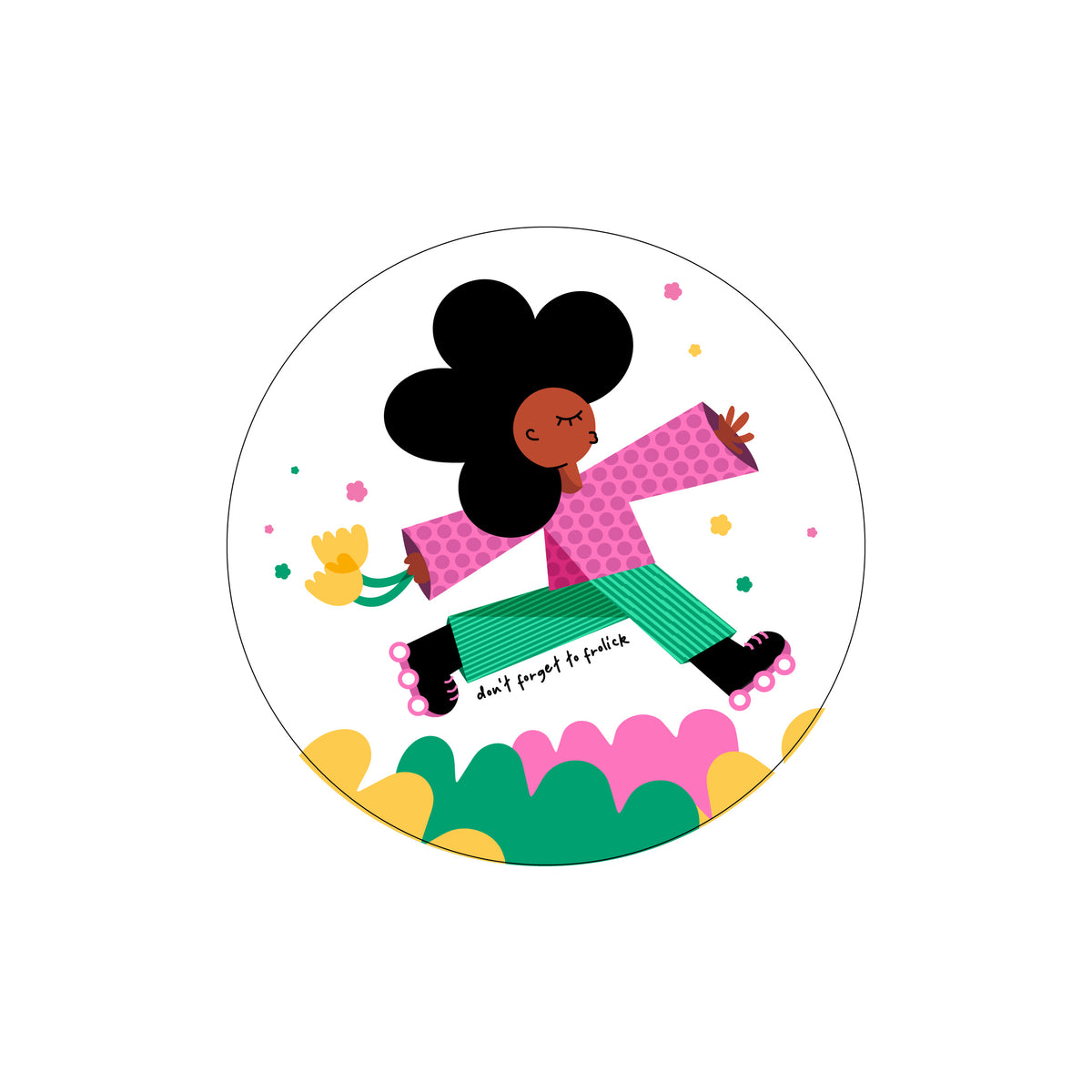 Don't Forget to Frolic License Disc Sticker