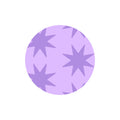 Purple Stars License Disc Sticker