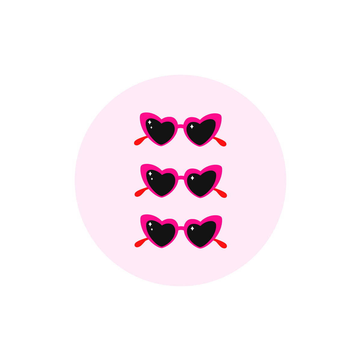 Pink Sunnies License Disc Sticker