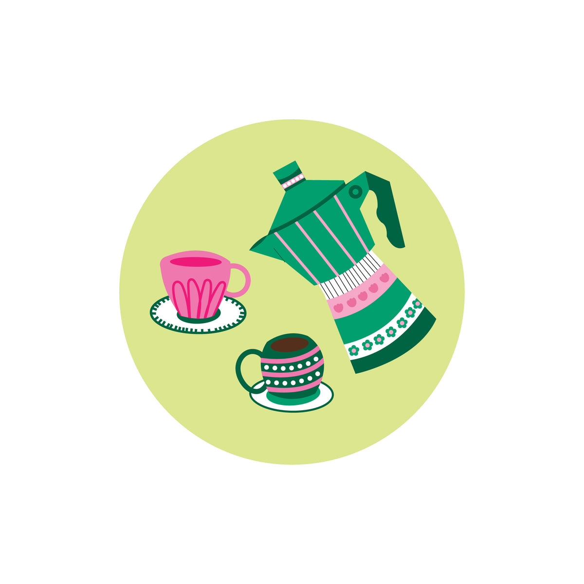 Tea Time License Disc Sticker