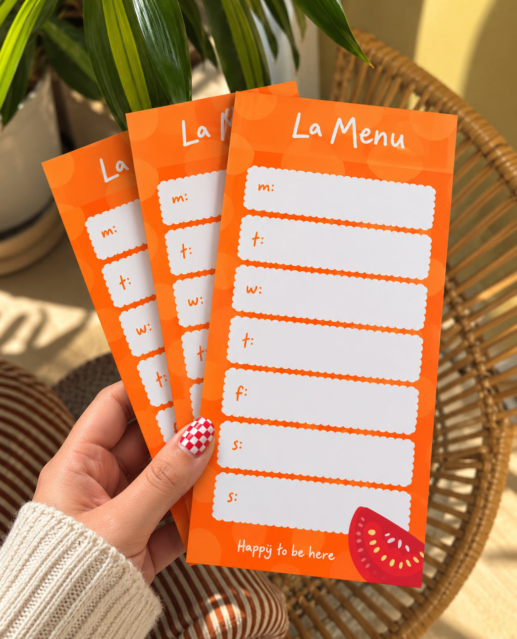 Meal Planner Orange